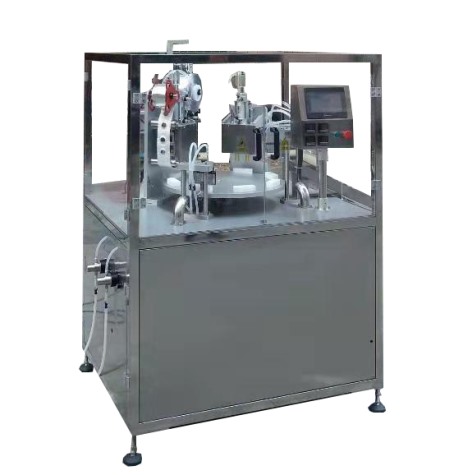 轉盤貼膜封口（kǒu）機抽真（zhēn）空充氮氣